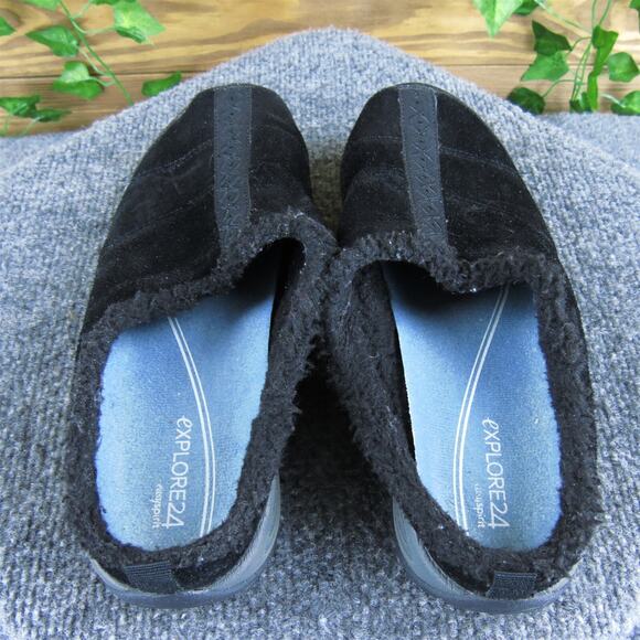 Easy Spirit Women's Eilena Clog Black Leather‎ Sz 8.5 Narrow Gently Used 2025 - Picture 4 of 6